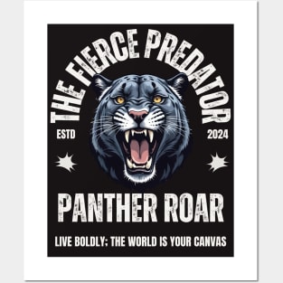 Panther Roar Posters and Art